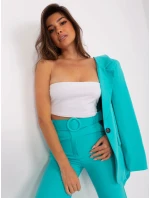 Dámské kalhoty DHJ SP 18737.68 tyrkysové - FPrice