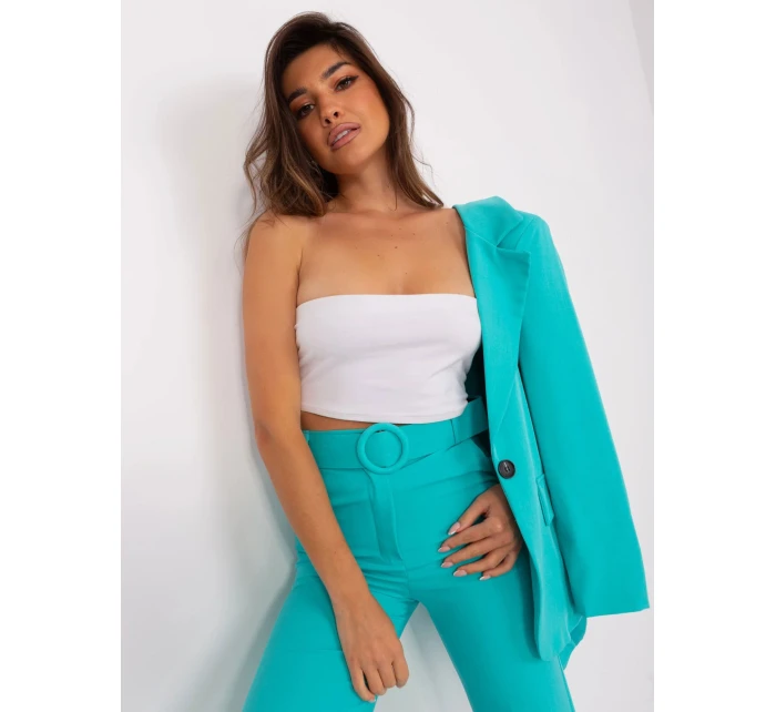 Dámské kalhoty DHJ SP 18737.68 tyrkysové - FPrice