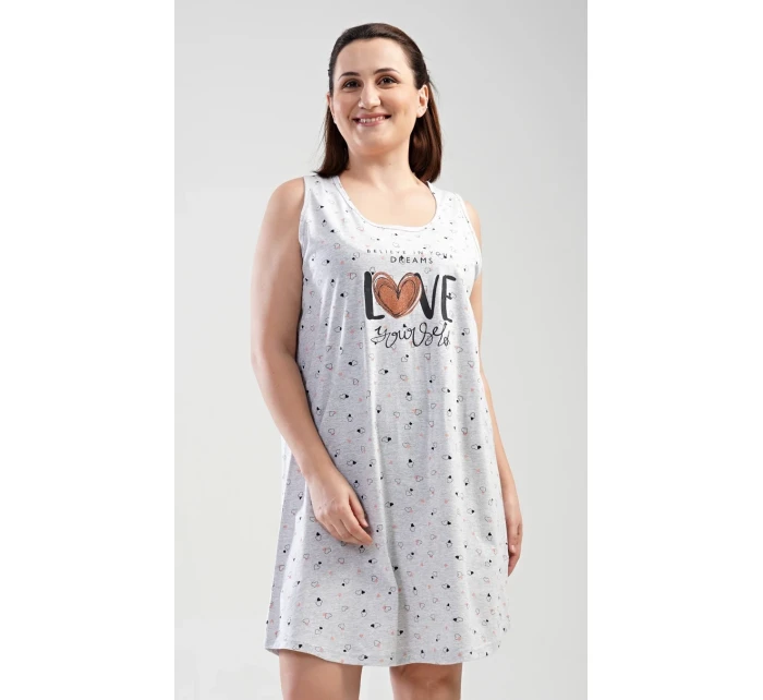 Dámská noční košile na ramínka Love