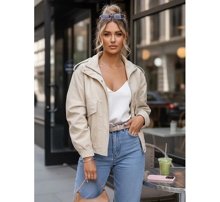 Kurtka damska  beżowa model 22092221 - FashionStreet