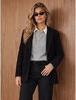 Dámská černá kordová bunda FashionStreet PY0161
