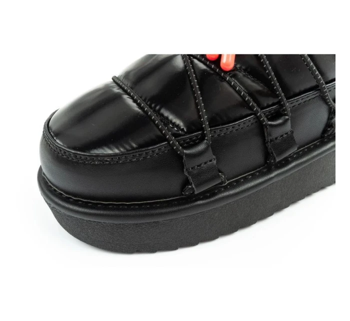 D.Franklin snow boots dámské zimní módní zateplené boty černé dámské