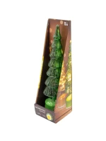 VÁNOČNÍ STROMEK ZELENÝ VEDL 7 KORUN TEPLÁ BÍLÁ 40CM