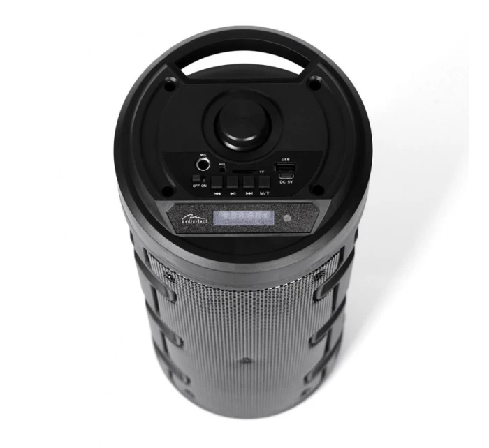 MEDIA-TECH PARTYBOX KEG BT- KOMPAKTNÍ BLUETOOTH STEREO REPRODUKTOR S FM RÁDIEM, MP3 PŘEHRÁVAČEM MT3165