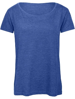B&C /women Dámské tričko heather royal blue model 22485427