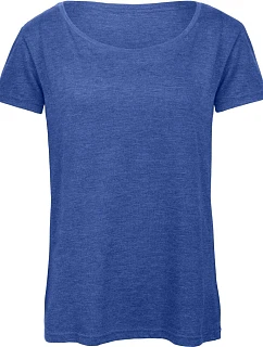 B&C Triblend /women Dámské tričko 01.TW56 heather royal blue