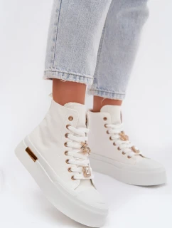 Dámské tenisky na platformě s bílé model 21919384 - Boto