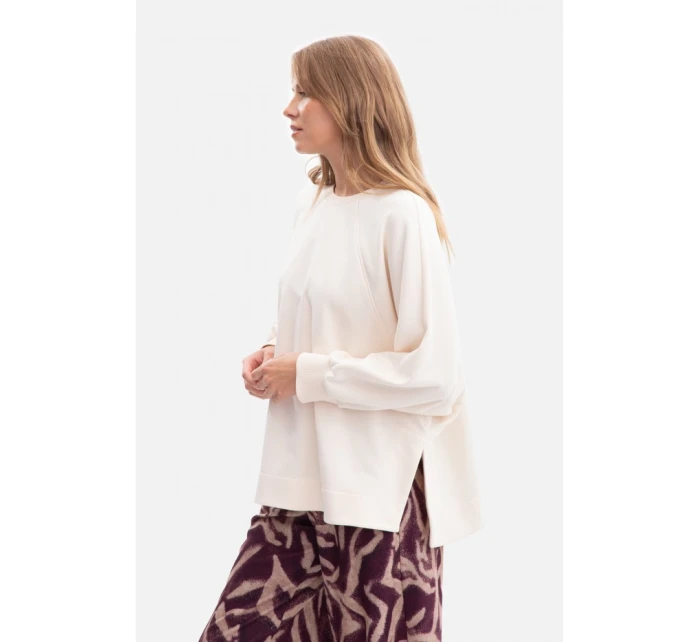 Pletená mikina volného střihu model 21379936 - BeWear