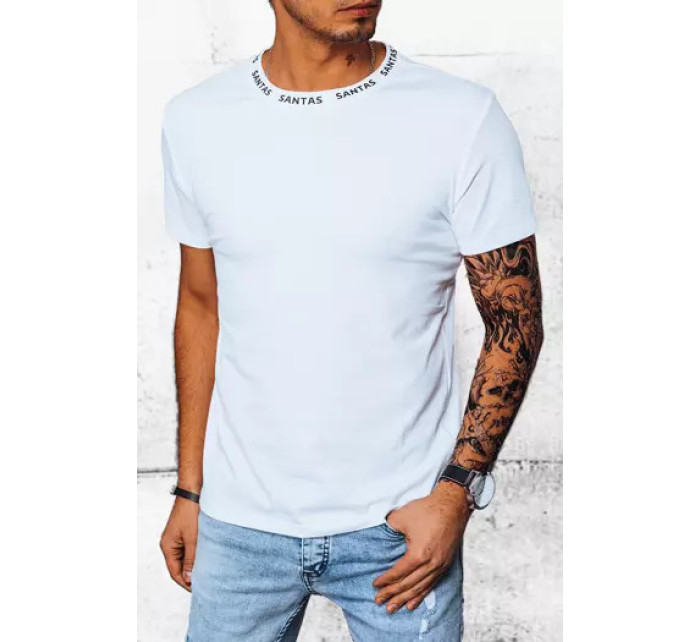 Pánské tričko s bílým potiskem Dstreet RX5029