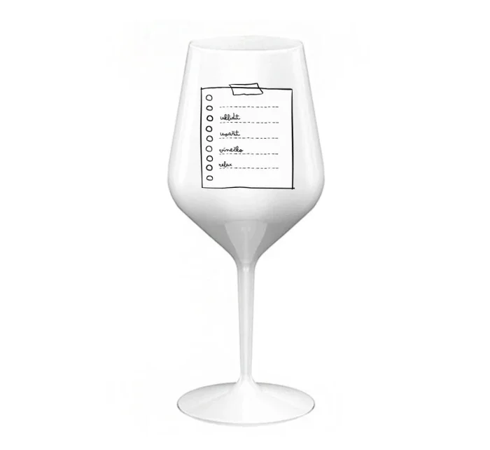 Personalizovaná nerozbitná sklenice 470 ml - TO DO LIST 