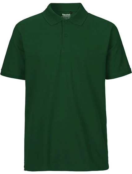 Neutral O 20080 Pánské piqué polo z bio bavlny 77.2080 bottle green Neutral O 20080 Pánské piqué polo z bio bavlny 77.2080 bottle green