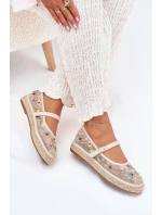 espadrilky s na platformě béžové model 21700053 - Boto espadrilky s na platformě béžové model 21700053 - Boto