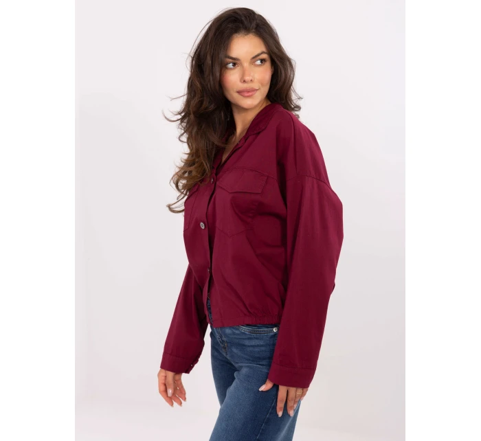 Koszula IT KS model 21302370 bordowy - FPrice