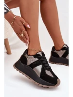 Dámské semišové tenisky na platformě Big Star HI-POLY SYSTEM – černé Dámské semišové tenisky na platformě Big Star HI-POLY SYSTEM – černé