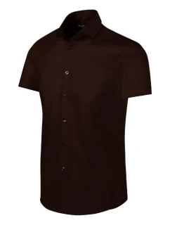 Flash košile pánská kávová