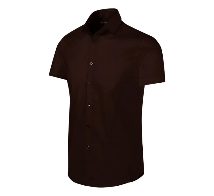 Flash košile pánská kávová