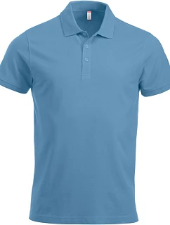 Clique Classic Lincoln S/S Pánské piqué polo z těžké bavlny 67.8244 light blue