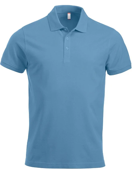 Clique Classic Lincoln S/S Pánské piqué polo z těžké bavlny 67.8244 light blue Clique Classic Lincoln S/S Pánské piqué polo z těžké bavlny 67.8244 light blue