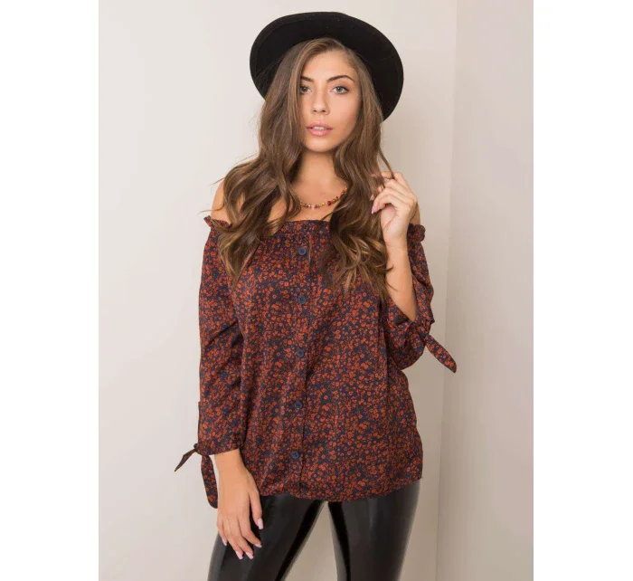 Halenka model 14839272 hnědá - FPrice Halenka model 14839272 hnědá - FPrice