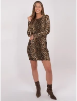 RV SK šaty A259 1.94 velbloud RV SK šaty A259 1.94 velbloud