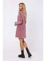 Šaty s výstřihem do V růžové model 18863690 - Moe Šaty s výstřihem do V růžové model 18863690 - Moe