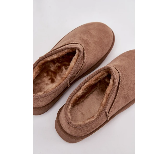 Dámské sněhule Serenne s kožešinou – hnědé Dámské sněhule Serenne s kožešinou – hnědé