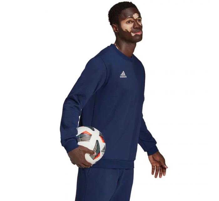 Pánská mikina Entrada 22 Sweat Top model 21421623 tmavě modrá - ADIDAS Pánská mikina Entrada 22 Sweat Top model 21421623 tmavě modrá - ADIDAS