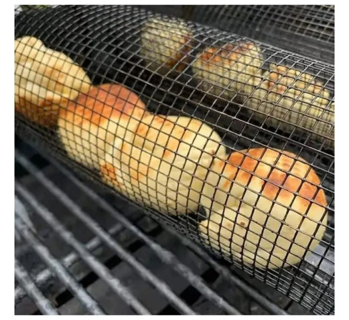 Košík na grilování zeleniny 9x9x20 cm