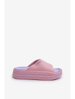 Dámské módní pantofle Big Star model 21652616 Světle růžové - Big Star Shoes Dámské módní pantofle Big Star model 21652616 Světle růžové - Big Star Shoes