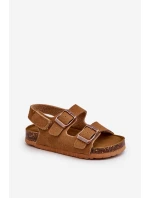 Dětské sandálky na korkové platformě se suchým zipem Camel Rorria Dětské sandálky na korkové platformě se suchým zipem Camel Rorria