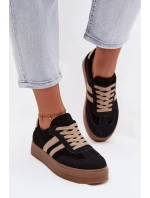 Dámské tenisky na platformě Černé model 21937656 - Boto