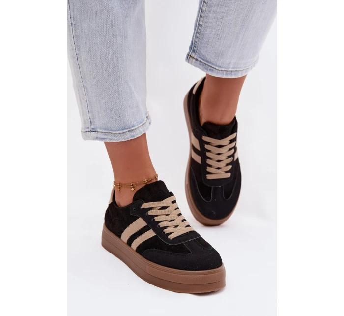 Dámské tenisky na platformě Černé model 21937656 - Boto