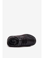 Dětské boty Sneakers na suchý zip LOTTO NANDU 2600310K Černé Dětské boty Sneakers na suchý zip LOTTO NANDU 2600310K Černé