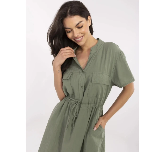 Sukienka MI SK model 21133048 khaki - FPrice Sukienka MI SK model 21133048 khaki - FPrice