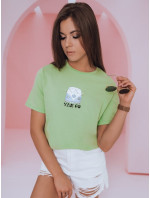 Dámské tričko VAN GO, světle zelené Dstreet RY1823