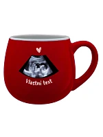 Personalizovaný keramický buclatý hrneček s ultrazvukem Personalizovaný keramický buclatý hrneček s ultrazvukem