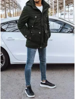 Pánská zimní zelená bunda FashionStreet TX4280 Pánská zimní zelená bunda FashionStreet TX4280