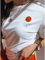 Dámské tričko THE CUTEST ecru FashionStreet RY2158 Dámské tričko THE CUTEST ecru FashionStreet RY2158