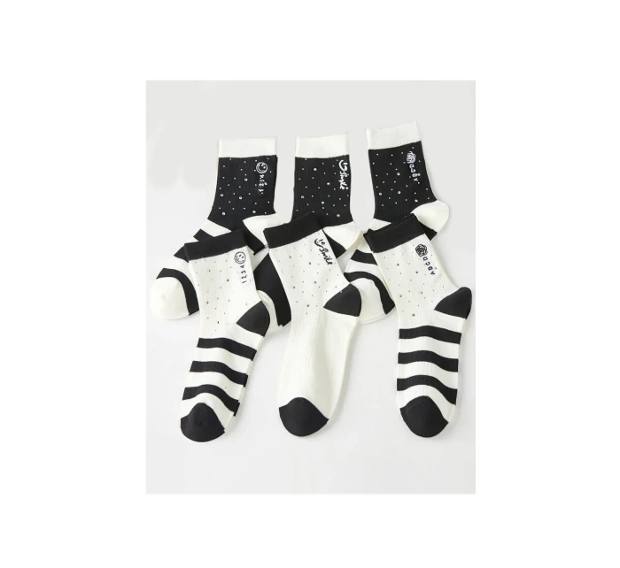 WiK SO&LI QY009-11 Dámské ponožky 060 Zirconia vzor 35-42