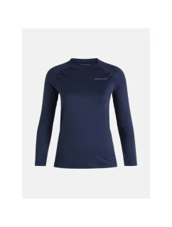 Termo tričko Peak Performance W Spirit Crew modré