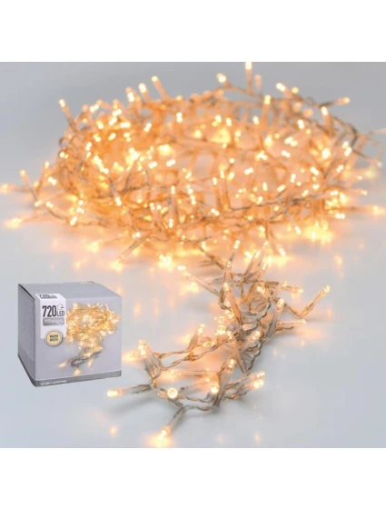 VÁNOČNÍ STROM SVĚTLA SVĚTELNÝ ŘETĚZ 720 VEDL TEPLÉ BÍLÉ TRANSPARENTNÍ DRÁT VÁNOČNÍ STROM SVĚTLA SVĚTELNÝ ŘETĚZ 720 VEDL TEPLÉ BÍLÉ TRANSPARENTNÍ DRÁT