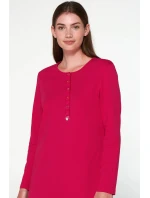 Vamp - Bavlněná noční košile s knoflíky 21935 - Vamp Vamp - Bavlněná noční košile s knoflíky 21935 - Vamp