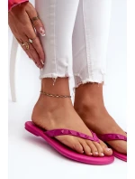 Ploché Elastické Dámské Žabky  model 21661924 - Zaxy