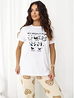 Pyžamo CLM PI 1581.09 béžové Pyžamo CLM PI 1581.09 béžové