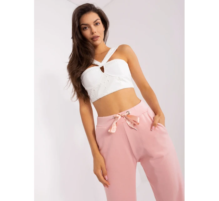 EM DR HS 21 tepláky 549.37 světle růžová