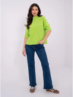 Jumper MI SW 0512.77 limetkově zelený