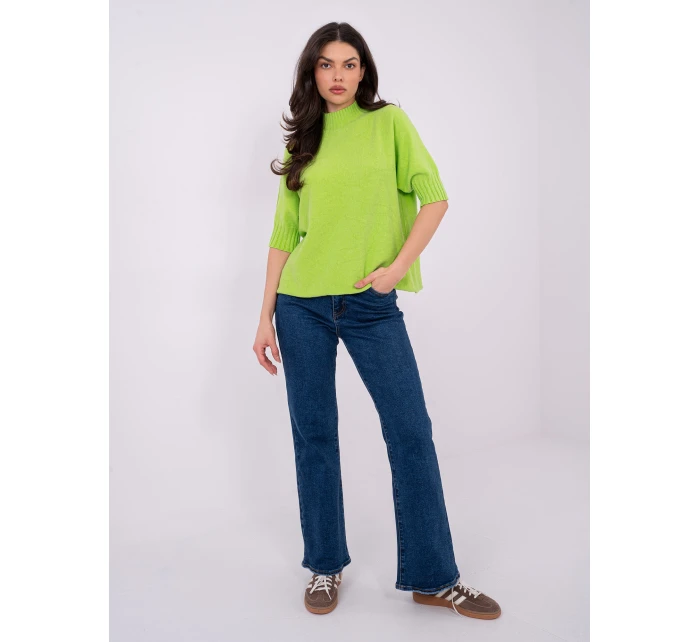 Jumper MI SW 0512.77 limetkově zelený Jumper MI SW 0512.77 limetkově zelený