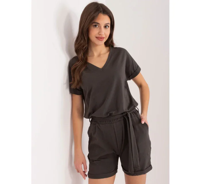 Oblek RV KO 7915.66 tmavá khaki