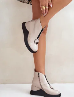 Boty na klínovém podpatku  model 201014 Step in style