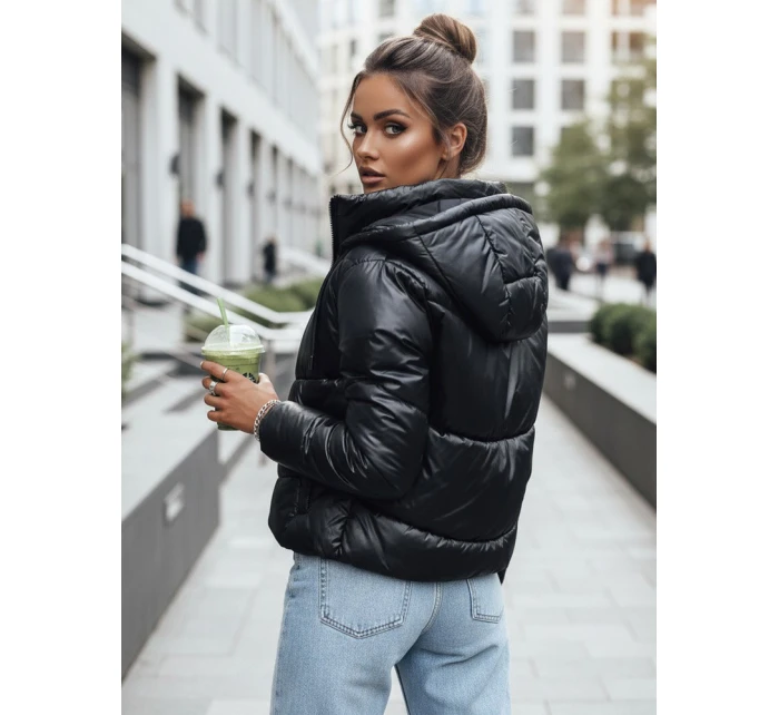Dámská prošívaná přechodová bunda LOLAROSE černá FashionStreet TY3684